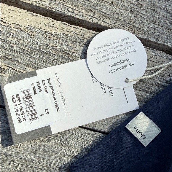 Vuori AllTheFeels legging size Small NWT BLUE COAST - Picture 2 of 5